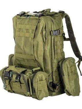 Mad Man Tactical Military Style Olive Green Backpack for Men Rucksack